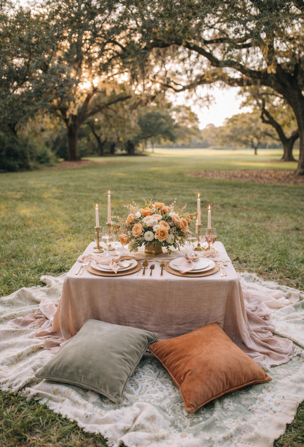Sunset park picnic for birthdays and special events